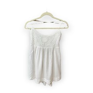 Free People Embroidered Tank Top